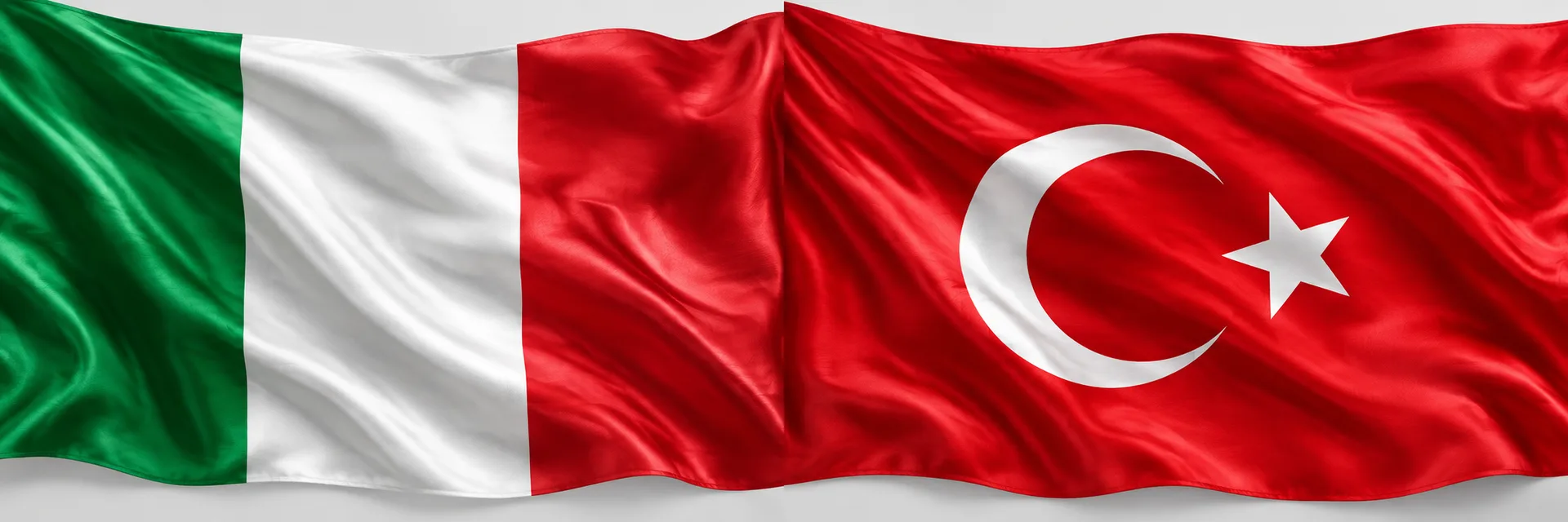 İtalya ve Türkiye bayrakları